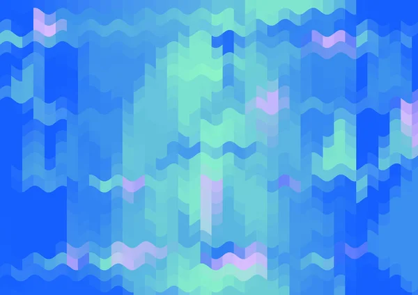 Fond Décoratif Abstrait Avec Des Ondes Pixel Parallèles Colorées — Photo