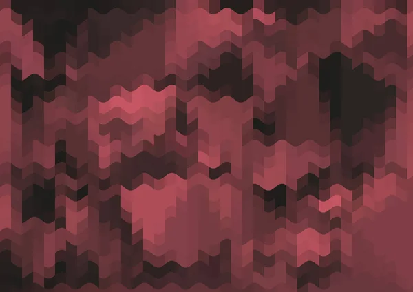 色彩平行ピクセル波を用いた装飾的背景 — ストック写真