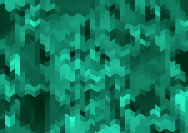 Abstract decorative background with colored parallel pixel waves