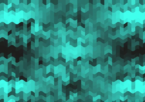 Abstract decorative background with colored parallel pixel waves