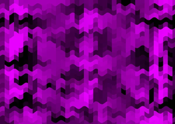 Abstract decorative background with colored parallel pixel waves