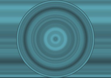 Renk çizgileri ve dairesi olan soyut mavi arkaplan