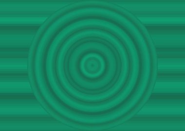 Renk çizgileri ve dairesi olan soyut yeşil arkaplan