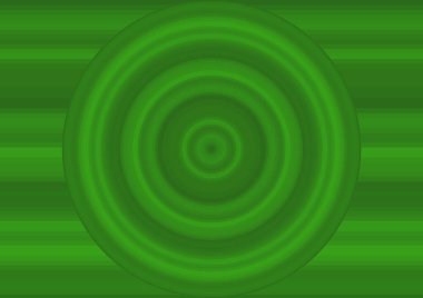 Renk çizgileri ve dairesi olan soyut yeşil arkaplan