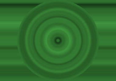 Renk çizgileri ve dairesi olan soyut yeşil arkaplan