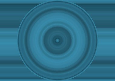 Renk çizgileri ve dairesi olan soyut mavi arkaplan