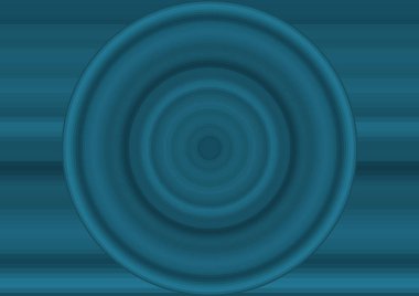 Renk çizgileri ve dairesi olan soyut mavi arkaplan