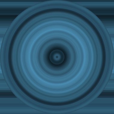 Renk çizgileri ve dairesi olan soyut mavi arkaplan