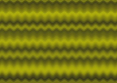 Renkli paralel dalgalarla soyut dekoratif sarı arkaplan