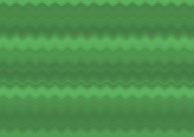 Renkli paralel dalgalarla soyut dekoratif yeşil arkaplan