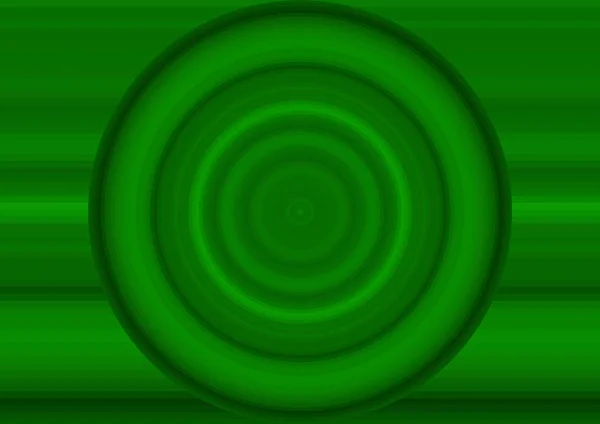 Fond Vert Abstrait Avec Des Rayures Couleur Cercle — Photo