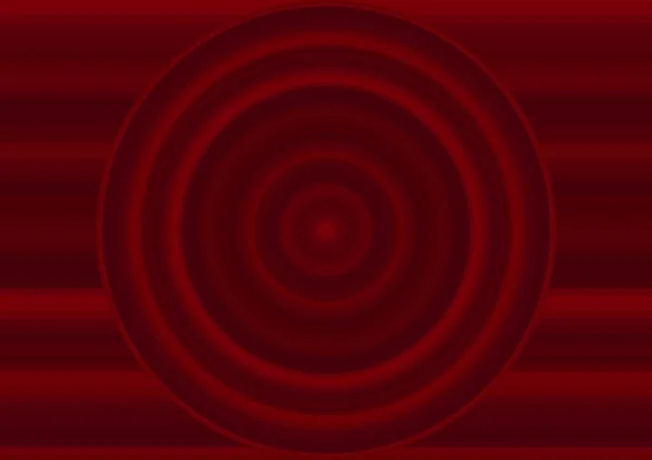 Fond Rouge Abstrait Avec Des Rayures Couleur Cercle — Photo