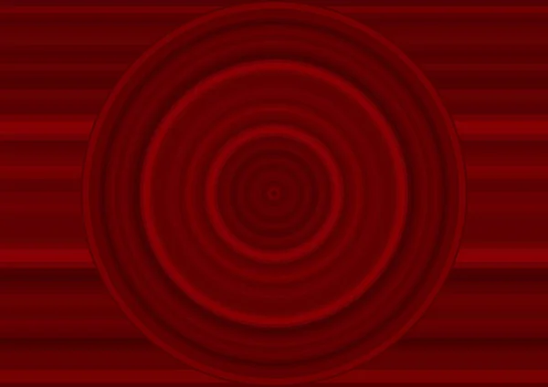 Abstract Rode Achtergrond Met Kleurstrepen Cirkel — Stockfoto