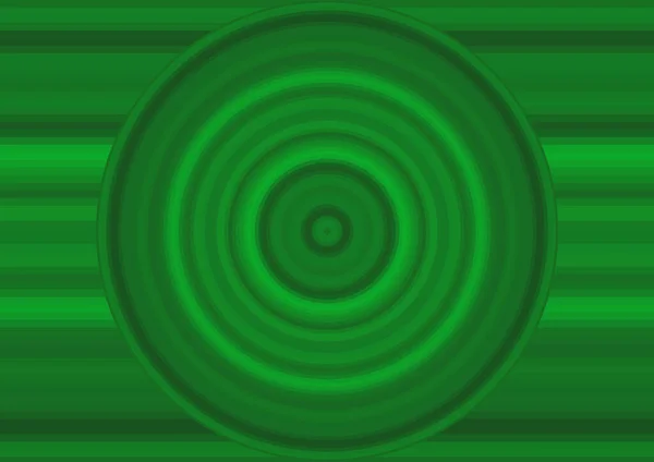 Fond Vert Abstrait Avec Des Rayures Couleur Cercle — Photo