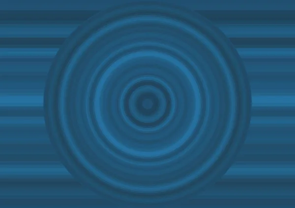 Astratto Sfondo Blu Con Strisce Colore Cerchio — Foto Stock