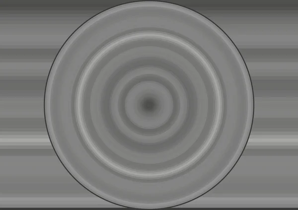 灰色の縞と円の抽象的な背景 — ストック写真