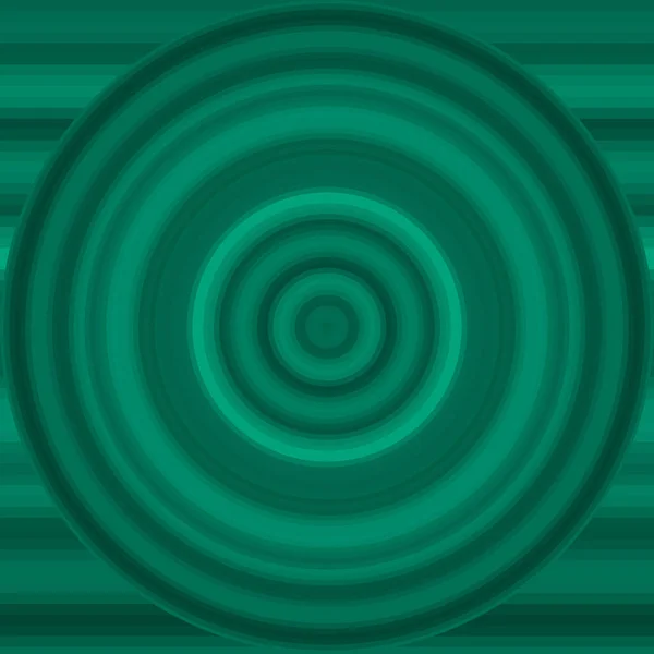 Astratto Sfondo Verde Con Strisce Colore Cerchio — Foto Stock