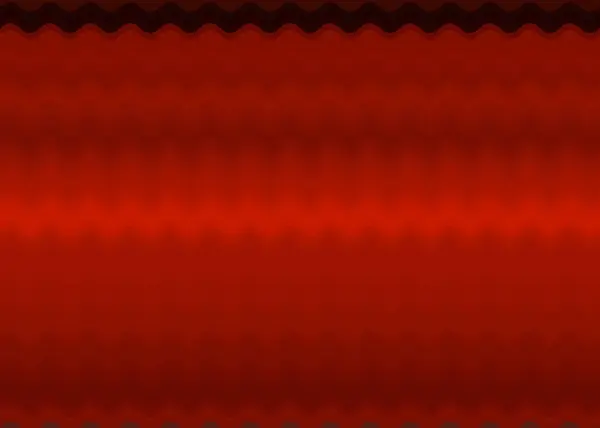 Abstract Decoratieve Rode Achtergrond Met Gekleurde Parallelle Golven — Stockfoto