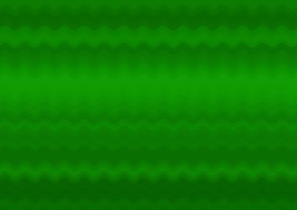 Streszczenie Dekoracyjne Zielone Tło Kolorowymi Równoległymi Falami — Zdjęcie stockowe
