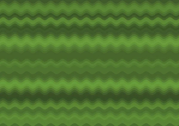 Fondo Verde Decorativo Abstracto Con Ondas Paralelas Colores —  Fotos de Stock