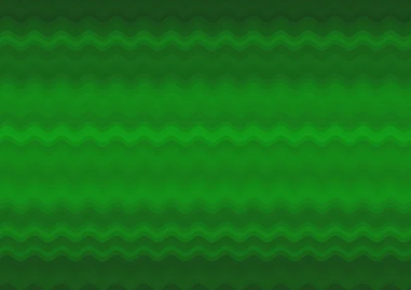 Fundo Verde Decorativo Abstrato Com Ondas Paralelas Coloridas — Fotografia de Stock