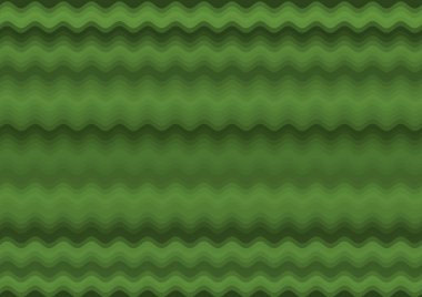 Renkli paralel dalgalarla soyut dekoratif yeşil arkaplan