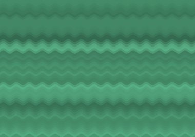 Renkli paralel dalgalarla soyut dekoratif yeşil arkaplan