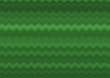 Renkli paralel dalgalarla soyut dekoratif yeşil arkaplan