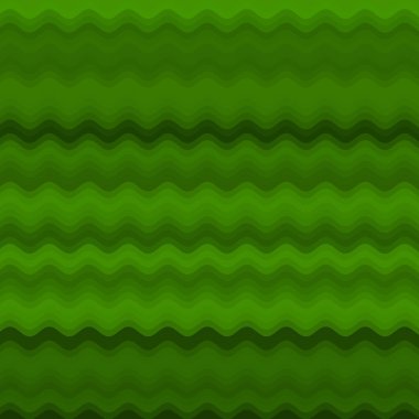 Renkli paralel dalgalarla soyut dekoratif yeşil arkaplan