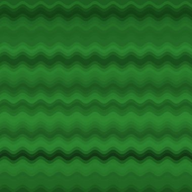 Renkli paralel dalgalarla soyut dekoratif yeşil arkaplan