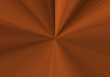 Merkezden uzanan çizgileri olan soyut modern turuncu arkaplan