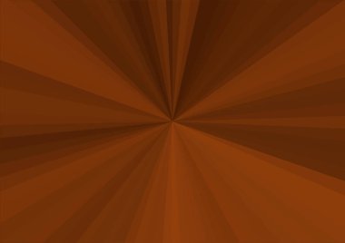 Merkezden uzanan çizgileri olan soyut modern turuncu arkaplan