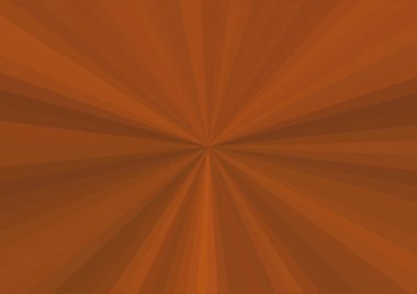 Merkezden uzanan çizgileri olan soyut modern turuncu arkaplan