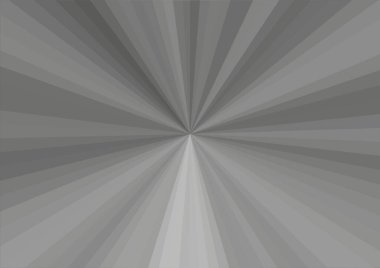 Merkezden uzanan çizgileri olan soyut modern gri arkaplan