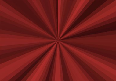 Merkezden uzanan çizgilerle soyut modern kırmızı arkaplan