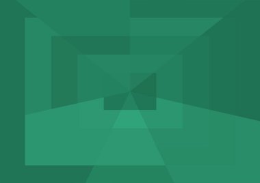 Büyük geometrik şekillere sahip soyut modern yeşil arkaplan