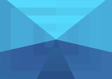 Büyük geometrik şekilli soyut modern mavi arkaplan