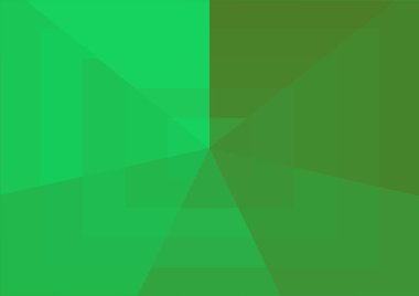 Büyük geometrik şekillere sahip soyut modern yeşil arkaplan