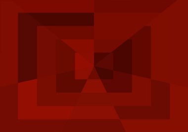 Büyük geometrik şekilli soyut kırmızı arkaplan