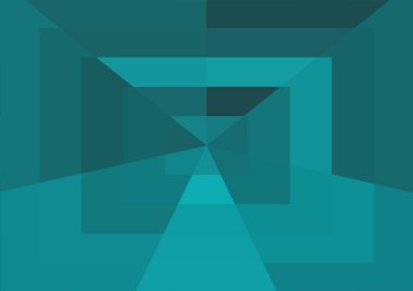 Büyük geometrik şekilli soyut modern mavi arkaplan