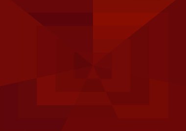 Büyük geometrik şekilli soyut kırmızı arkaplan