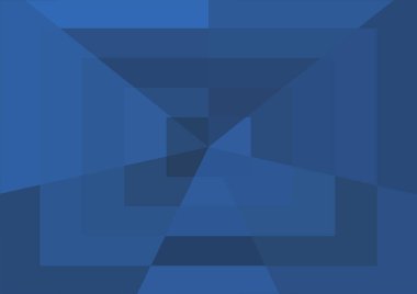 Büyük geometrik şekilli soyut modern mavi arkaplan