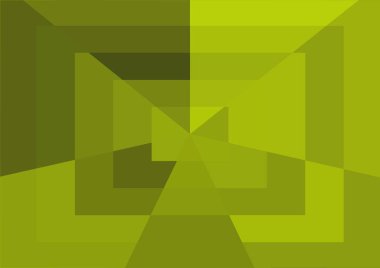 Büyük geometrik şekilli soyut sarı arkaplan