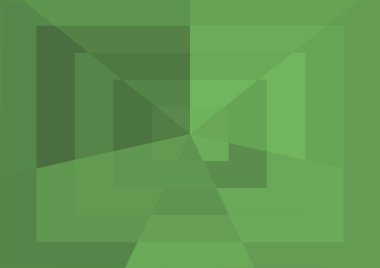 Büyük geometrik şekillere sahip soyut modern yeşil arkaplan