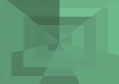 Büyük geometrik şekillere sahip soyut modern yeşil arkaplan