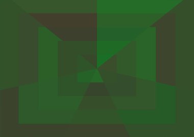 Büyük geometrik şekillere sahip soyut modern yeşil arkaplan