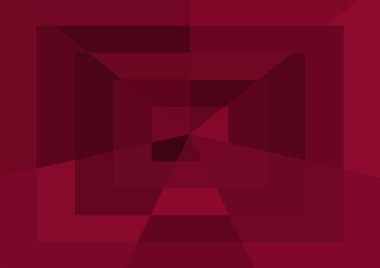 Büyük geometrik şekilli soyut kırmızı arkaplan