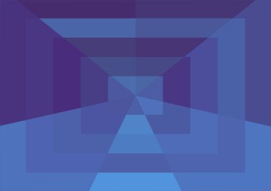 Büyük geometrik şekilli soyut modern mavi arkaplan