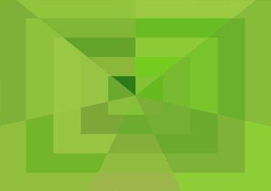 Büyük geometrik şekillere sahip soyut modern yeşil arkaplan