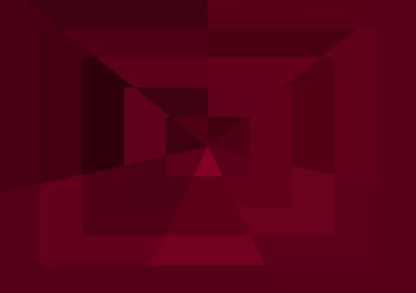 Büyük geometrik şekilli soyut kırmızı arkaplan